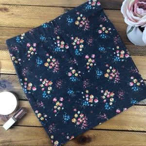 Nollie Floral Body-con Mini Skirt